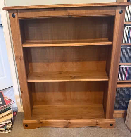 Photo of free solid wooden bookshelf (NN7 4NP) #1
