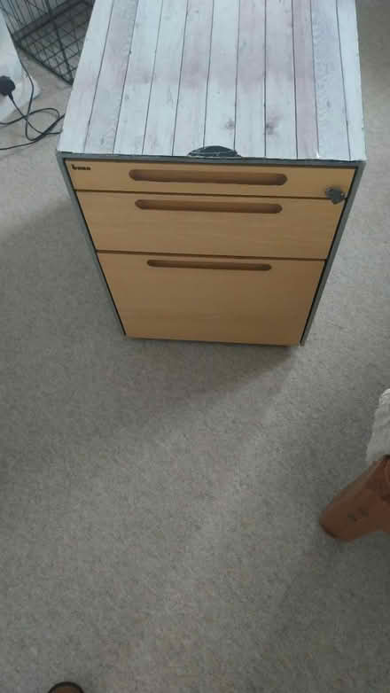 Photo of free Metal file cabinet with key (Kenton harrow) #1