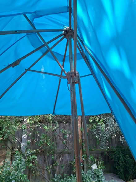 Photo of free Garden parasol and stand (Hampton Hill TW11) #3