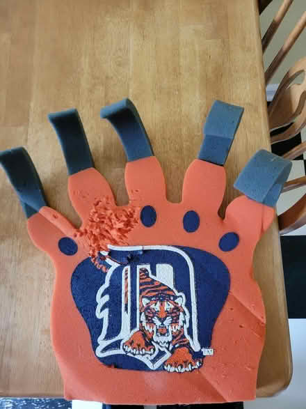 Photo of free Tigers foam claw-Livonia (Livonia) #1