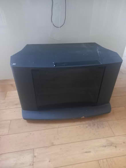 Photo of free TV Table with glass door (Dublin 24) #1