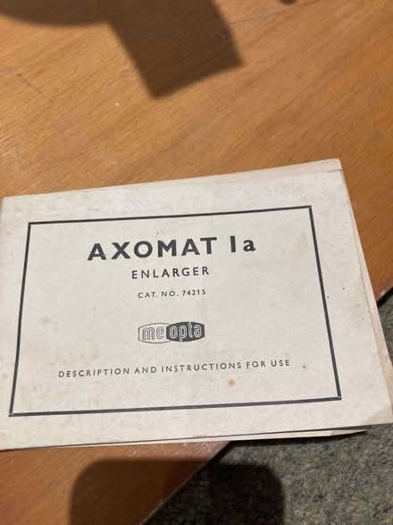 Photo of free Vintage Meopta Axomat Enlarger (Hillhay PL23) #3