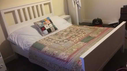 Photo of free IKEA hemnes white double bed frame. (Bootle L20) #1