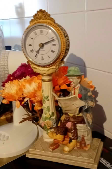 Photo of free Clown ceramic clock (Orton Goldhay) #1