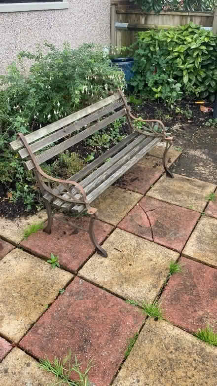 Photo of free Broken Garden bench (BR2) #1
