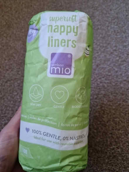 Photo of free Unopened pack of nappy liners (Shepshed LE12) #1