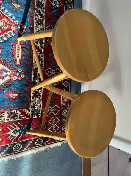 Photo of free Wooden Stools (Woking GU21 4BB) #2