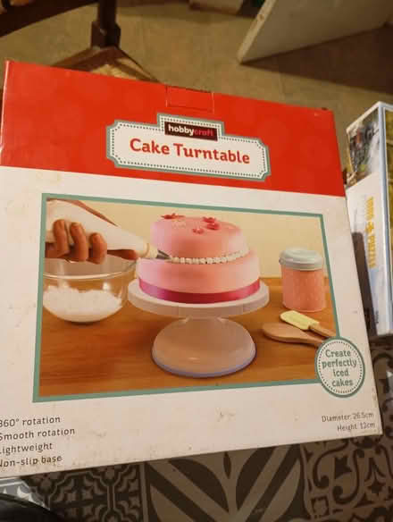 Photo of free Cake tins, cake pop maker and cake turntable (Burton-in-Kendal LA6) #3