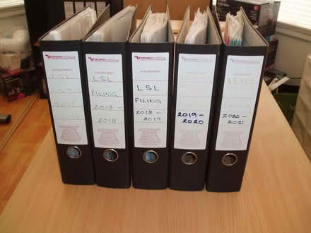 Photo of free Up to 10 Used A4 Lever Arch Files (Yateley GU46) #1
