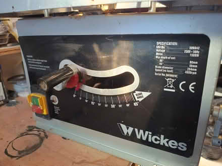 Photo of free Bench saw fully working surplus ot requirements (Tutbury DE13) #1