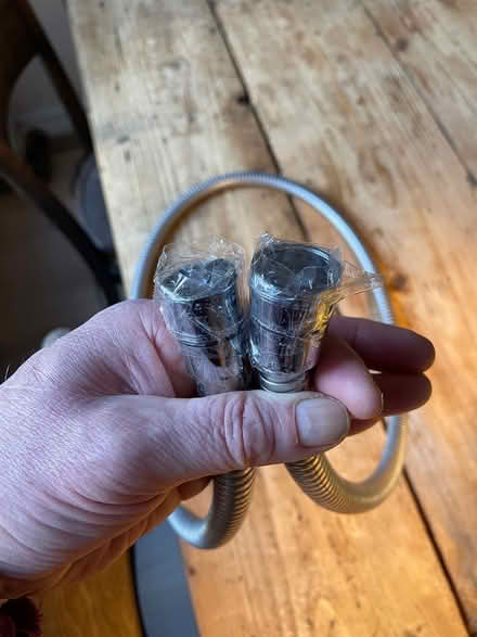 Photo of free Triton chrome shower hose 1.5m (Upper Clapton, Hackney E5) #1