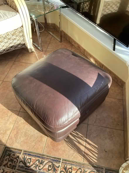 Photo of free Large ottoman/pouffe with storage (Yockleton shrewsbury) #1