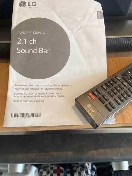 Photo of free LG Sound bar system (Emerson's Green BS16) #2