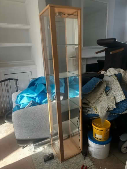 Photo of free Glass display cabinet (Hove Station) #2