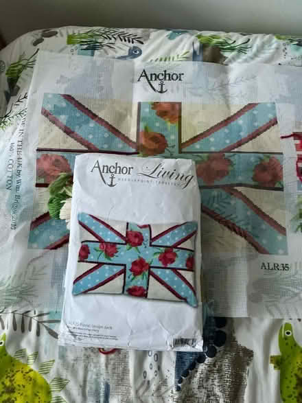 Photo of free Union Jack cross stitch partially started (Stone Cross BN24) #2