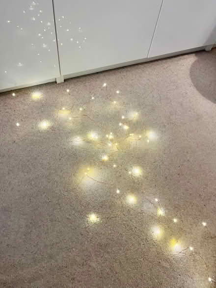 Photo of free Long string of warm white USB fairy lights on a copper wire (Hertford Heath SG13) #1