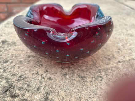 Photo of free Large bubble glass ashtray/bowl (Hinksford DY6) #2