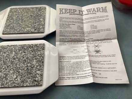 Photo of free Microwaveable Food Warmers (2) (Malvern Link WR14) #1