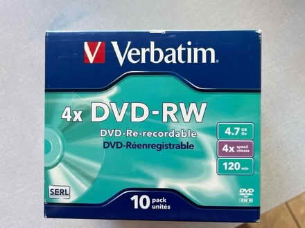Photo of free DVD Re-recordable discs (Cholsey OX10) #1