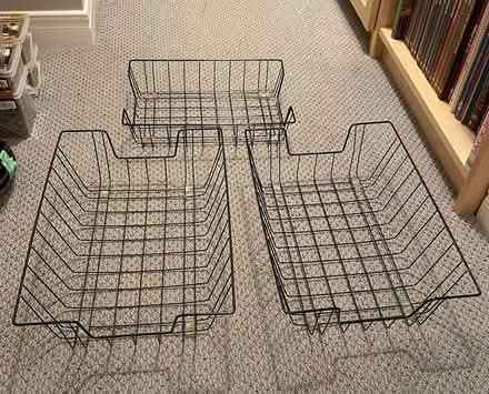 Photo of free Metal desk baskets (Alta vista / riverside) #1