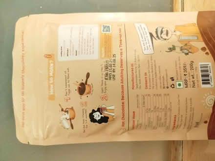 Photo of free Vegan & GF hot chocolate powder (RG1) #3