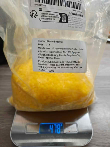 Photo of free Bees wax 450 gr (Wr65lf) #1
