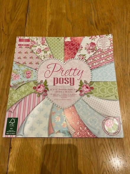 Photo of free Patterned craft card (Fulbourn) #1