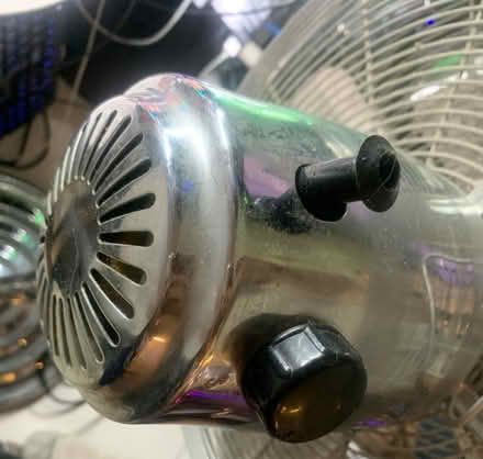 Photo of free Large silver fan (unwanted) (N3 finchley central) #3