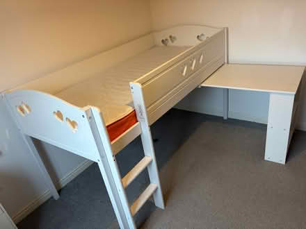 Photo of free Mid Sleeper Bed Frame and Mattress (Nantwich CW5) #1