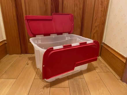 Photo of free Large plastic box (AB25) #2