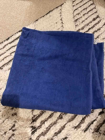 Photo of free Large blue towel (Acton W3) #1