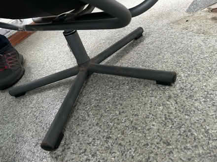 Photo of free Black fake leather style chair (Didcot OX11) #3