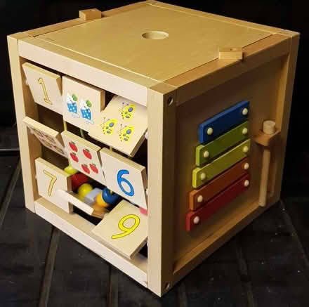 Photo of free Wooden activity cube for toddlers (Lambridge) #1