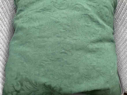 Photo of free Sofa bed with one matching armchair and two scatter cushions (Bisley GL6) #2