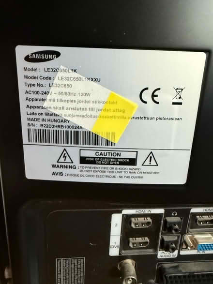 Photo of free TV (Combe Down) #3