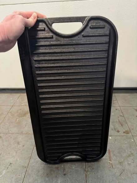 Photo of free Cast iron stove top griddle (Alameda, crown memorial beach) #2