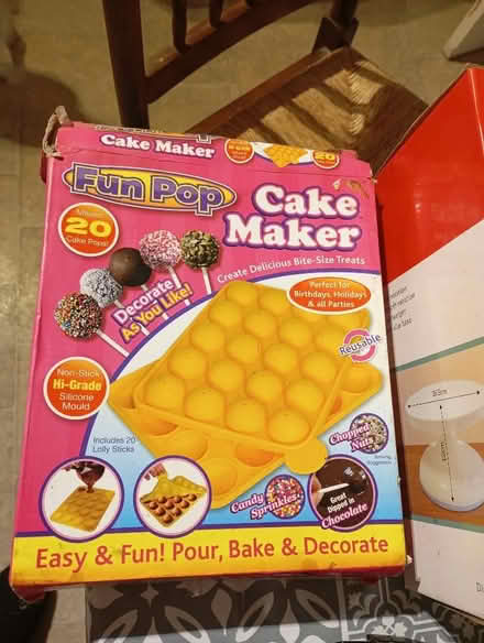 Photo of free Cake tins, cake pop maker and cake turntable (Burton-in-Kendal LA6) #2
