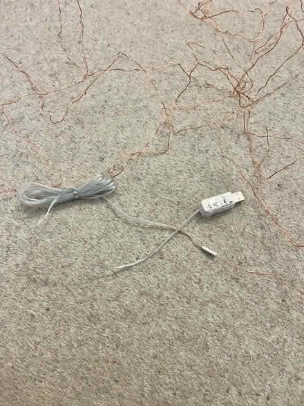 Photo of free Long string of warm white USB fairy lights on a copper wire (Hertford Heath SG13) #3