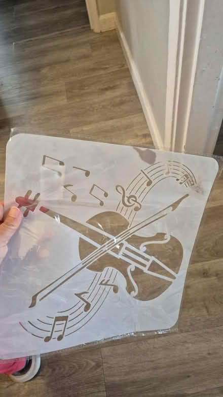 Photo of free Wall stencil - Violin (Downham BR1) #1