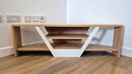 Photo of free Wooden Corner TV Stand - Up to 55" (Putney SW15 2GN) #1