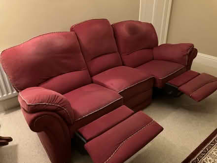 Photo of free Three seat sofa with two recliners (Bath, Bear Flat) #2