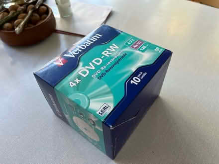 Photo of free DVD Re-recordable discs (Cholsey OX10) #2