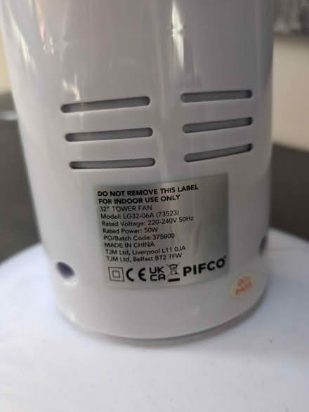 Photo of free Oscillating fan (Hoylake CH47) #2