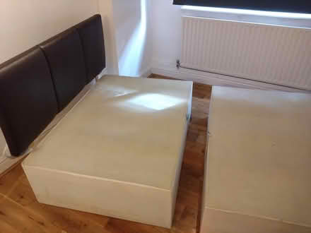 Photo of free Double bed base with headboard (Kennington, SE11) #4