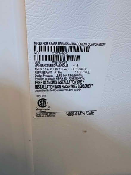 Photo of free Freezer (White plains) #4