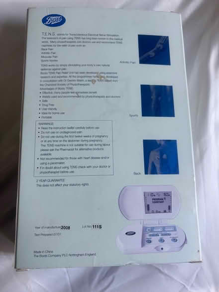 Photo of free Tens pain relief (Rubery B45) #2