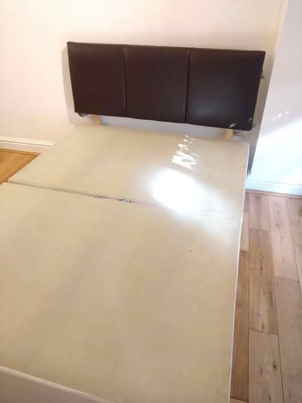 Photo of free Double bed base with headboard (Kennington, SE11) #1