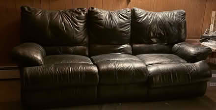 Photo of free Reclining couch (Woburn - four corners) #1