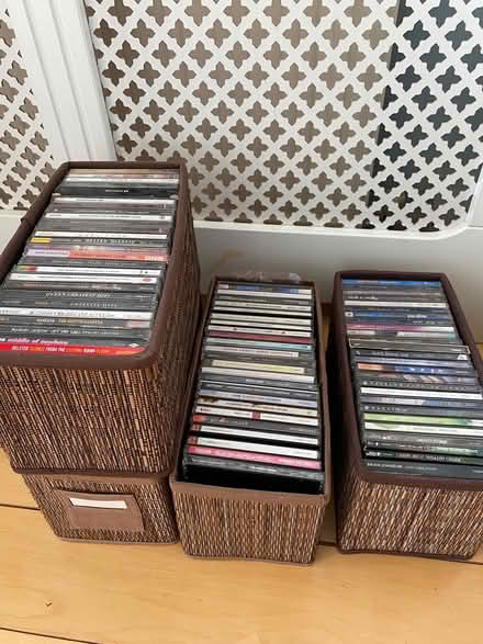 Photo of free IKEA boxes with CD’s (Raynes Park) #1