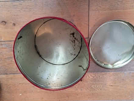Photo of free Large tin with lid (OX25, Weston on the green) #4